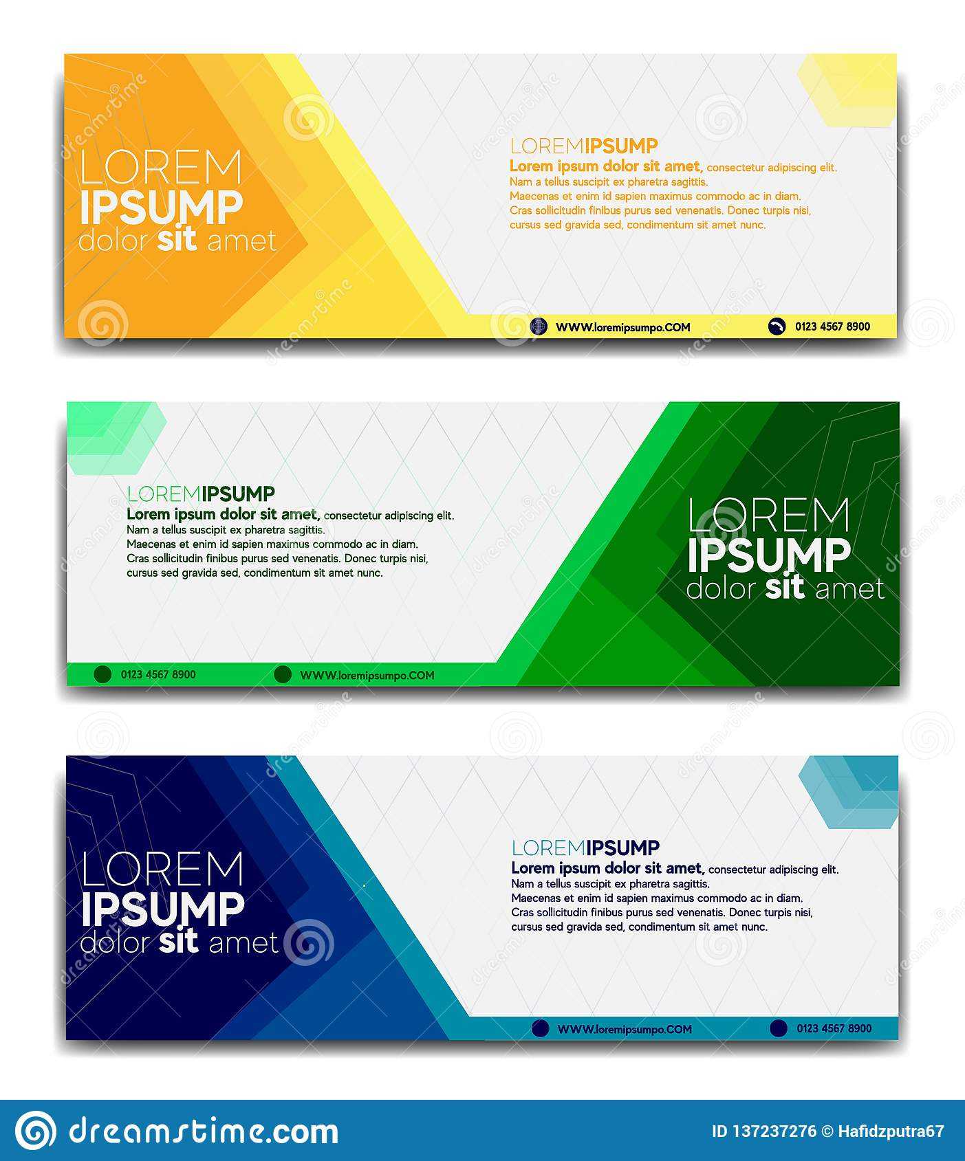 Promotional Banner Design Template 2019 Stock Vector Pertaining To Website Banner Design Templates