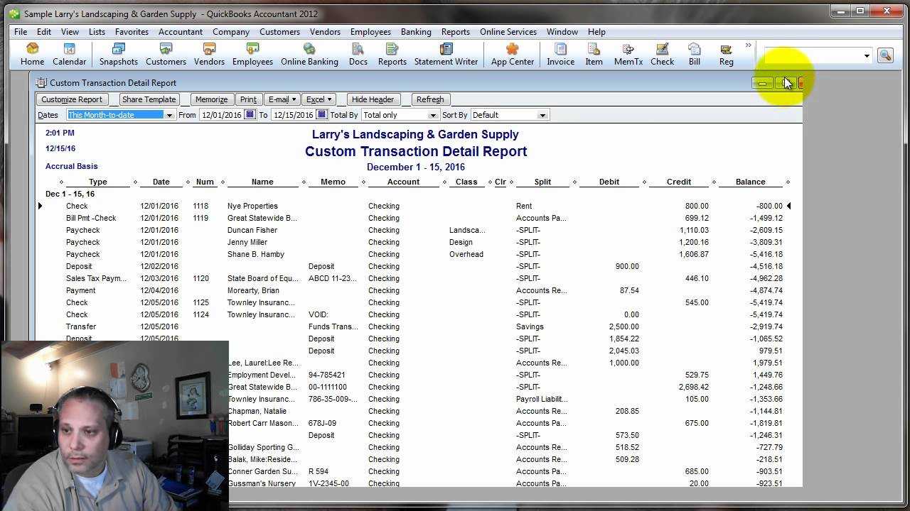 Quickbooks Help – How To Create A Check Register Report In Quickbooks Throughout Quick Book Reports Templates