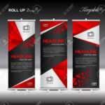 Red Roll Up Banner Template Vector Illustration,banner Design,.. With Regard To Pop Up Banner Design Template