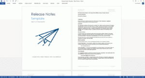 Release Notes Templates inside Software Release Notes Template Word