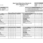 Report Card Examples – Illinois Standards Based Reporting Throughout Kindergarten Report Card Template