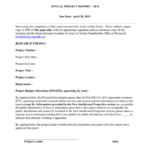 Report Template – University Of Guelph For Research Project Report Template