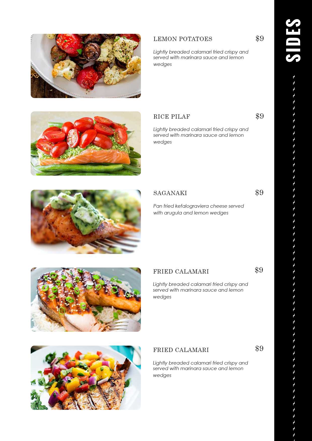 Restaurant Menu – Id11 In Free Cafe Menu Templates For Word