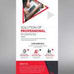 Roll Up Banner Template With Clean Design 000684 Within Product Banner Template