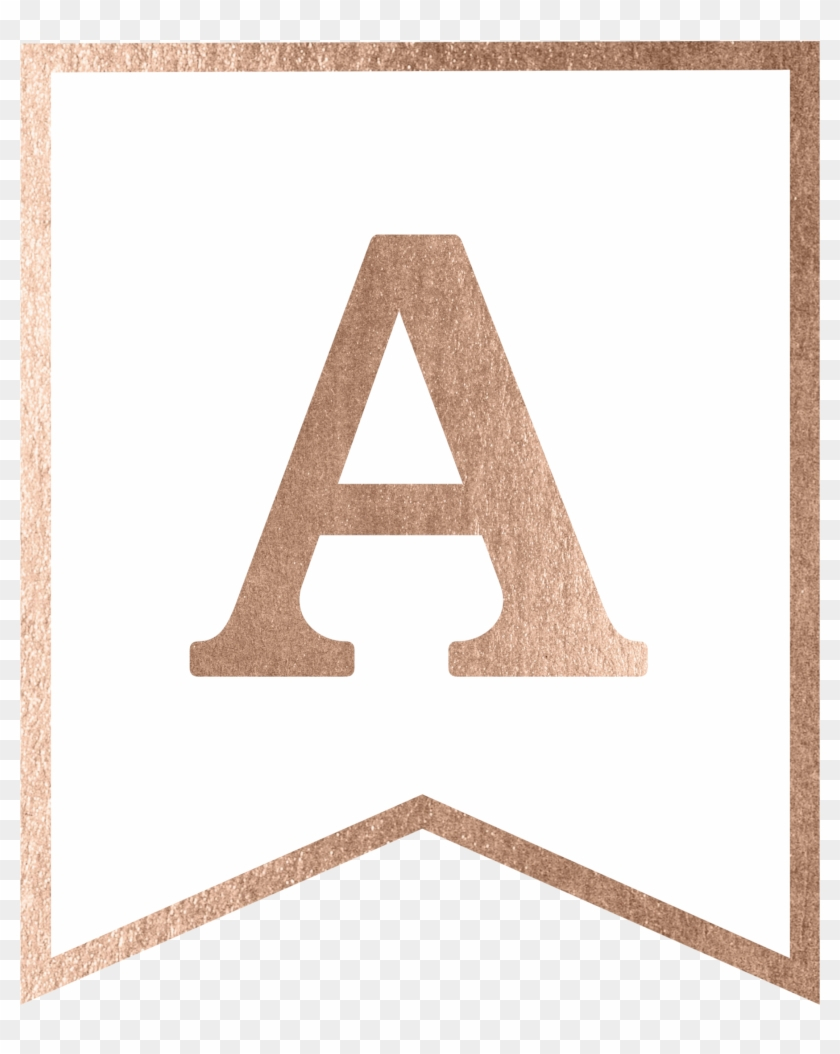 Rose Gold Banner Template Free Printable, Hd Png Download For Printable Banners Templates Free