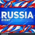 Russia Event Banner Template Vector Modern Stock Image Pertaining To Event Banner Template