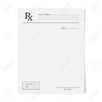 Rx Pad Template. Medical Regular Prescription Form With Regard To Blank Prescription Pad Template