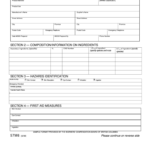 Safety Data Sheet Template 2019 – Fill Online, Printable Pertaining To Datasheet Template Word