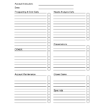 Sales Call Report Templates - Word Excel Fomats with Sales Rep Call Report Template