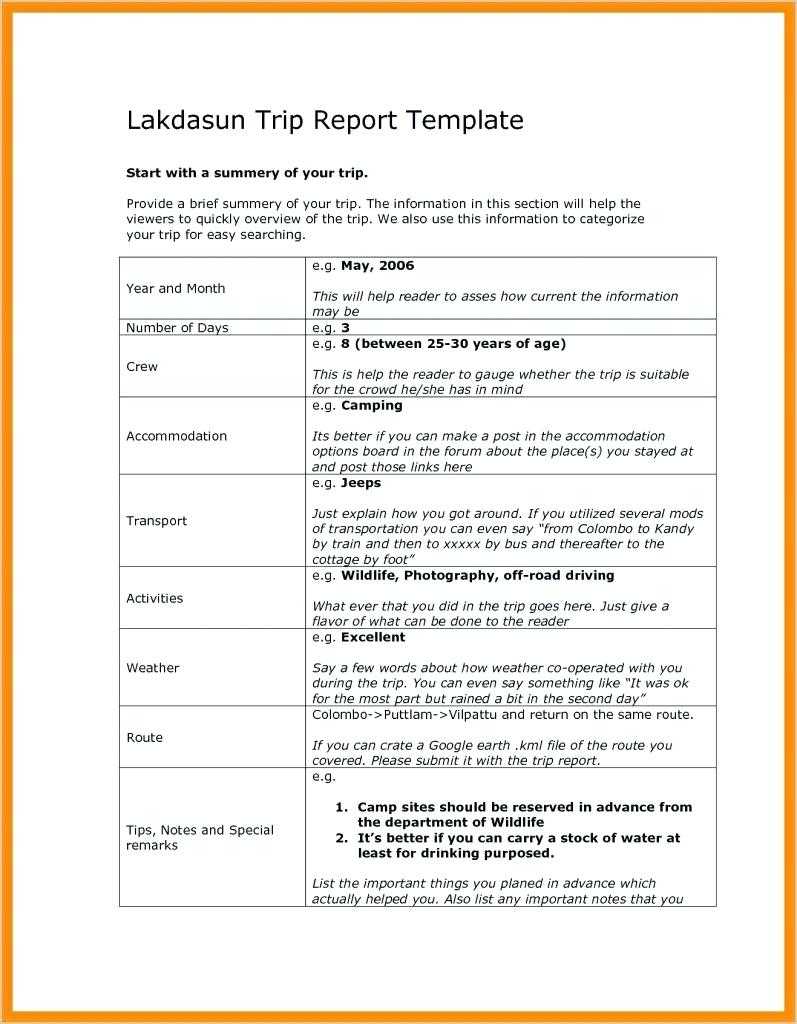 Sales Rep Visit Report Template – Invis For Business Trip Report Template