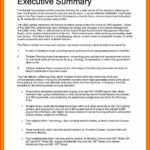 Sample Executive Summary Examples – Fokur.blocorganization Pertaining To Executive Summary Report Template