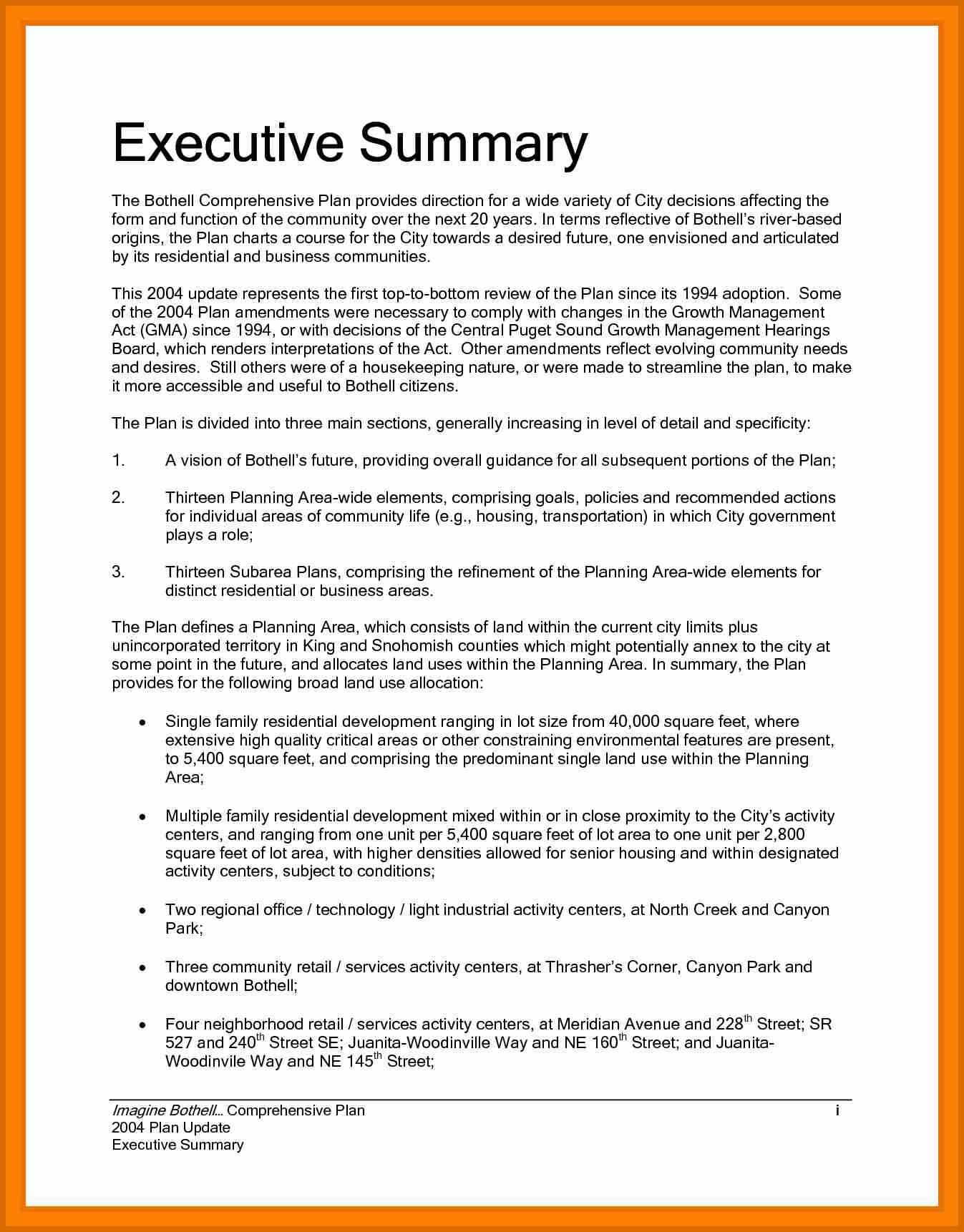 Sample Executive Summary Examples – Fokur.blocorganization Pertaining To Executive Summary Report Template