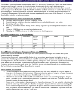 Sample Feedback Report. | Download Scientific Diagram regarding Training Feedback Report Template