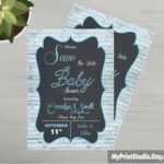 Save The Date Baby Shower Card Template Made In Ms Word Throughout Save The Date Template Word