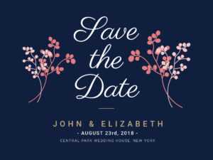 Save The Date - Banner Template with regard to Save The Date Banner Template
