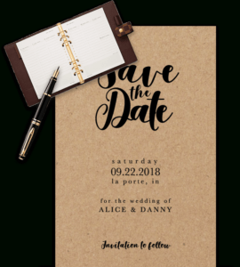 Save The Date Templates For Word [100% Free Download] pertaining to Save The Date Templates Word