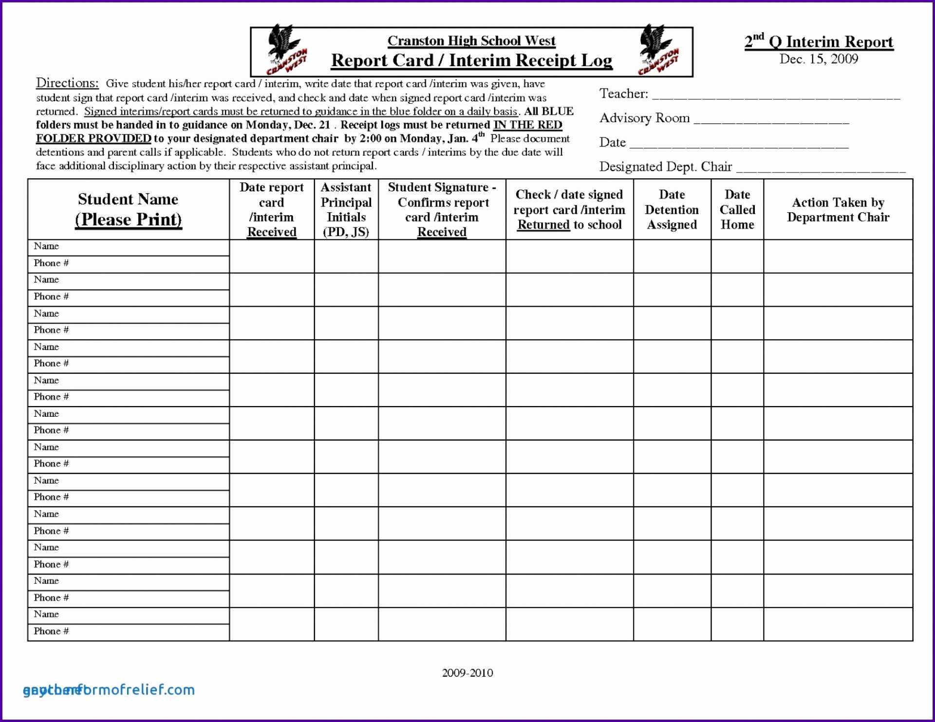 School Report Card Template Excel – Tomope.zaribanks.co For Homeschool Middle School Report Card Template