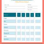 School Report Card Template Format Excel – Bestawnings pertaining to Boyfriend Report Card Template