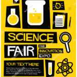 Science Fair Innovation Expo Flat Style Stock Vector Throughout Science Fair Banner Template