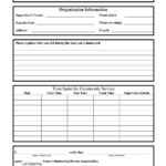 Service Request Form Templates – Word Excel Fomats Intended For Community Service Template Word