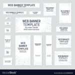 Set Of Banners 468×60 Banner Template For Resignation Letter Throughout Letter Templates For Banners