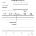 Sewe Line Pressure Test Form – Fill Online, Printable With Regard To Hydrostatic Pressure Test Report Template