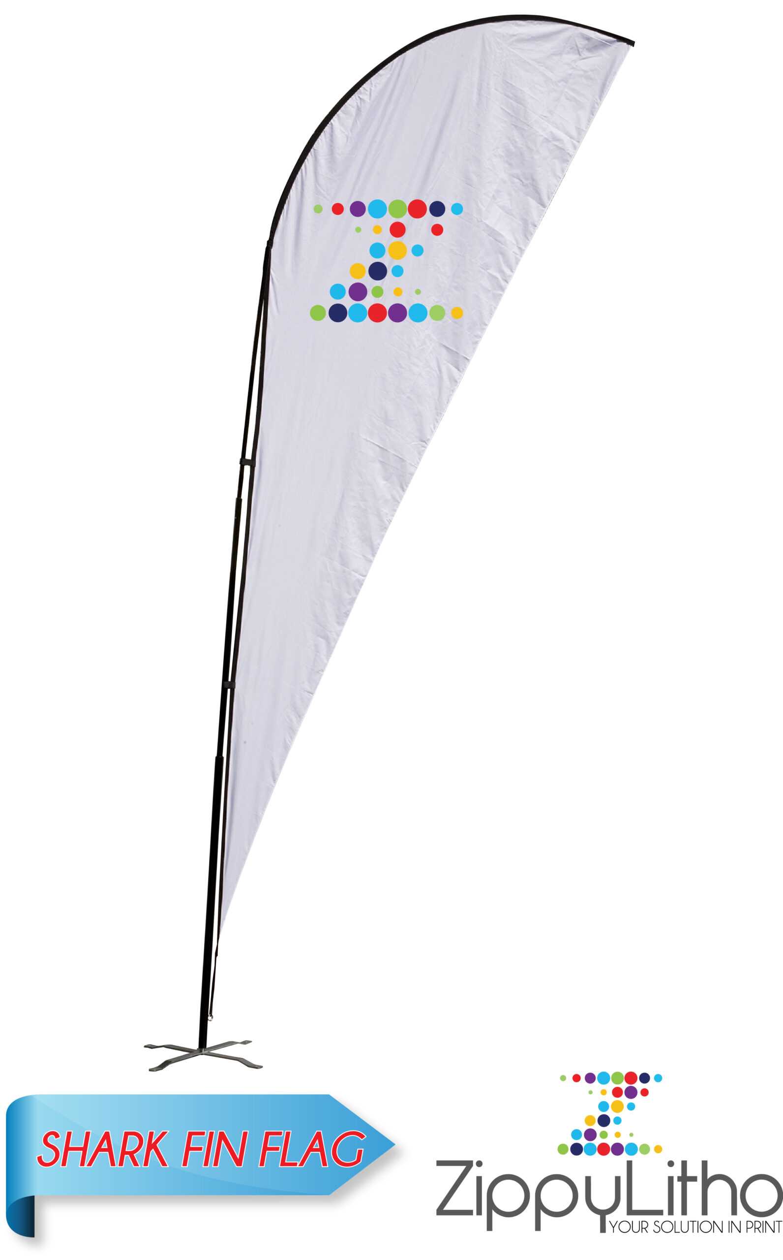 Shark Fin Flag | Zippy Litho Intended For Sharkfin Banner Template