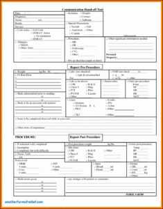 Shift Change Report Template in Nursing Shift Report Template