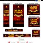 'shopping & E Commerce | Black Friday Sale' – Animated Banner №74129 With Regard To Animated Banner Template