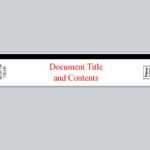 Similar To Avery Binder Spine Template Throughout Binder Spine Template Word