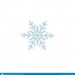 Snowflake Icon. Template Christmas Snowflake On Blank Intended For Blank Snowflake Template