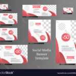 Social Media Banner Template Set With Product Banner Template