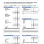 Spreadsheet Inspection Template Form Home Checklist For Drainage Report Template
