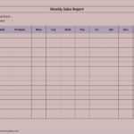 Spreadsheet Report And Weekly Sales Template Activity In Sales Activity Report Template Excel