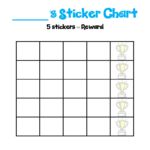 Sticker Charts – 6 Free Templates In Pdf, Word, Excel Download With Regard To Blank Reward Chart Template