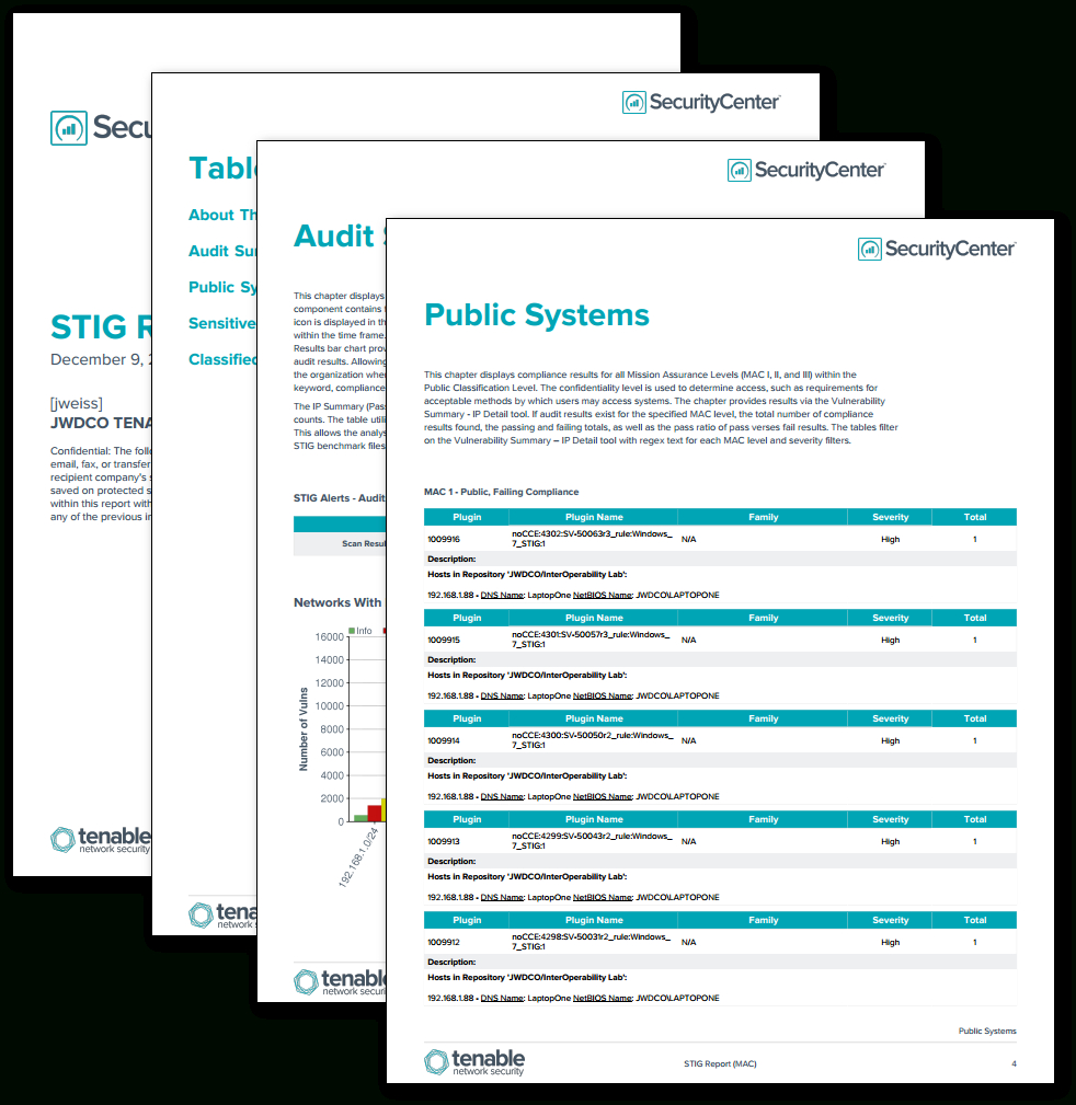 Stig Report (By Mac) – Sc Report Template | Tenable® With Regard To Information Security Report Template