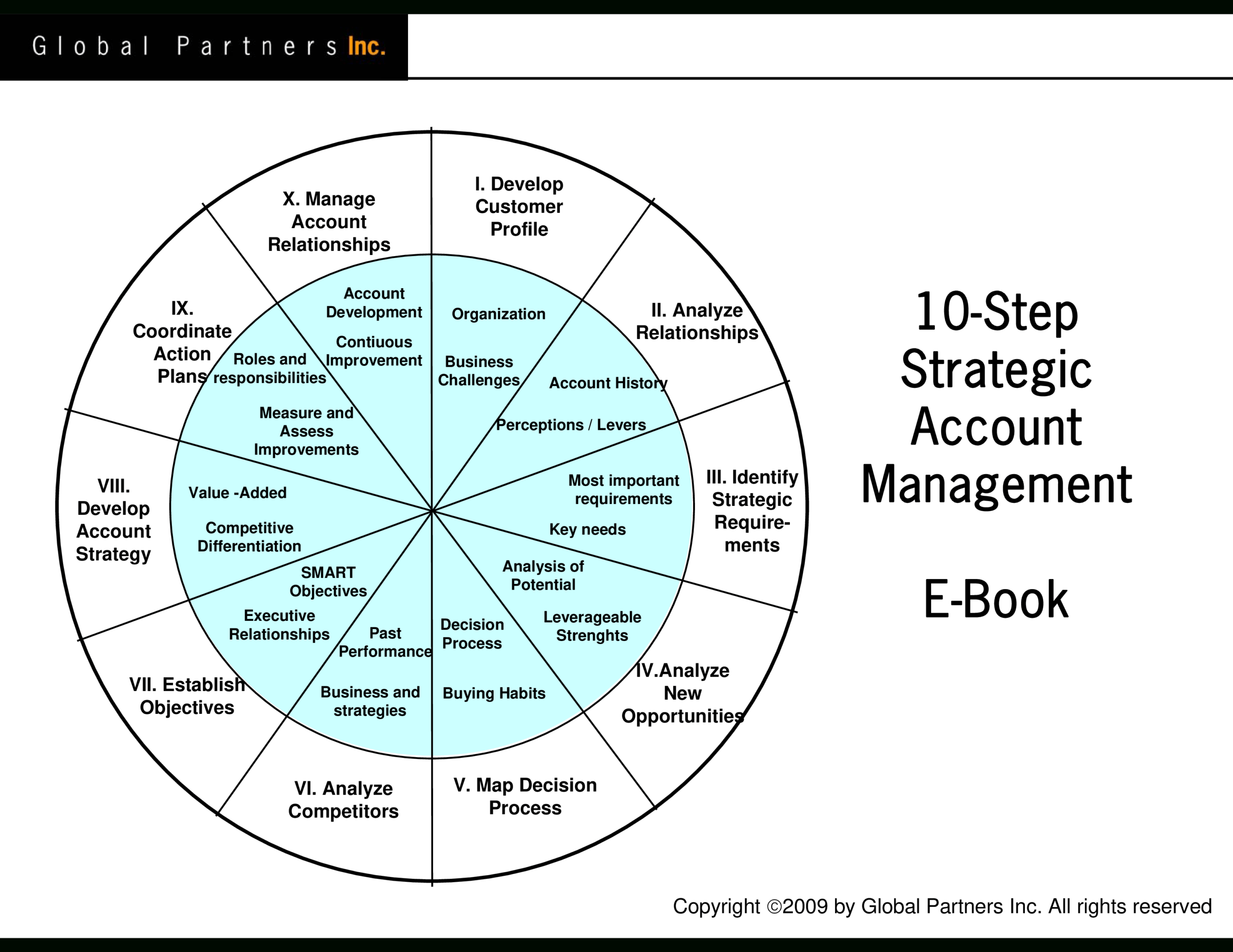 Strategic Selling Account Plan | Templates At Pertaining To Blank Performance Profile Wheel Template