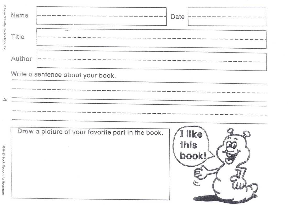 Summer Book Report – Mrs. Kozlowski's First Grade Throughout First Grade Book Report Template