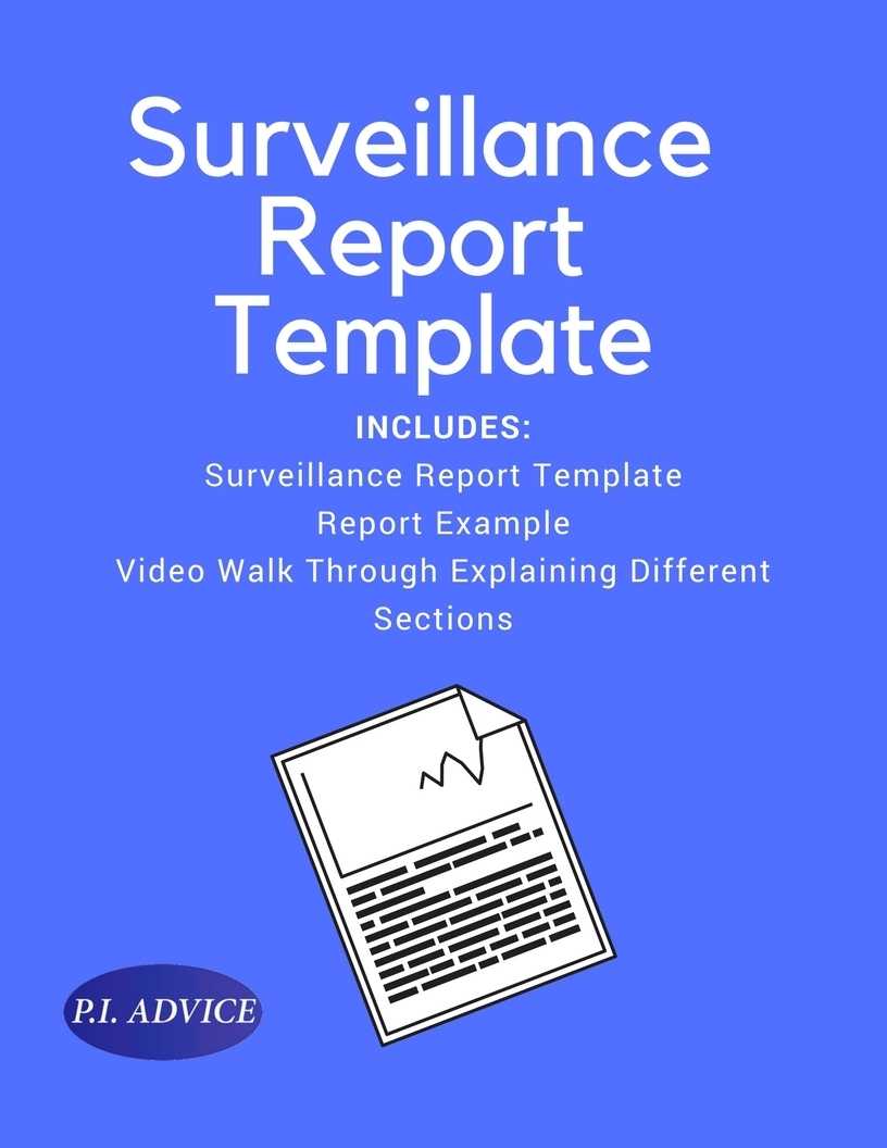 Surveillance Report Template With Regard To Private Investigator Surveillance Report Template