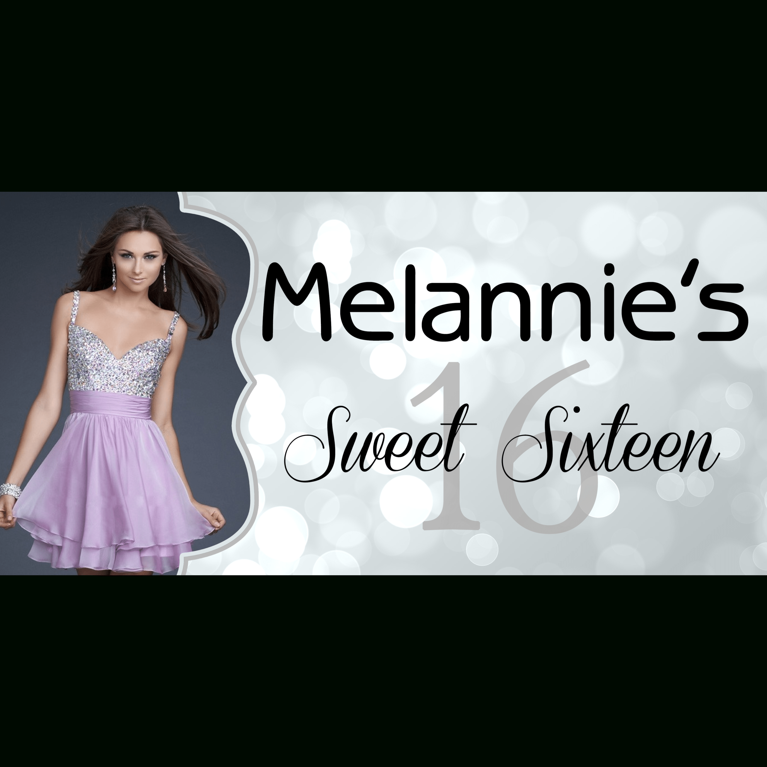 Sweet 16 Banners – Fashion Dresses Inside Sweet 16 Banner Template