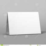 Tablet Tent Talkers Promotional Menu Cards White Blank Empty Inside Blank Tent Card Template