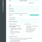 Teal It Incident Report Template throughout It Incident Report Template