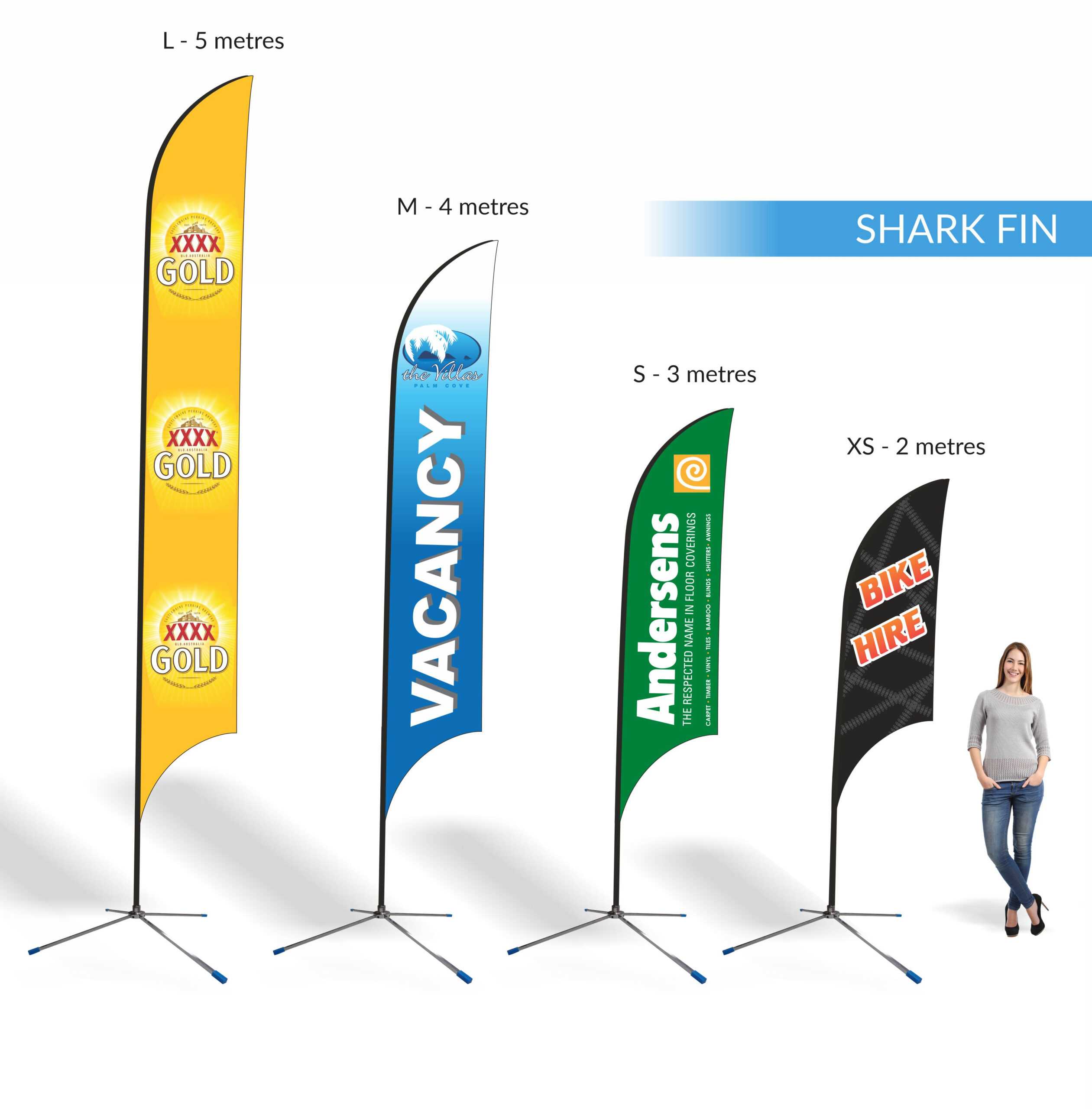 Teardrop | Shark Fin | Block | Banners | Expressway Signs Pertaining To Sharkfin Banner Template
