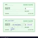 Template Blank Bank Check For Blank Cheque Template Download Free
