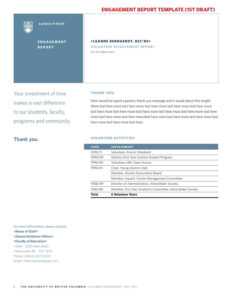 Template Volunteer Reportjeffrey Hsu - Issuu with Volunteer Report Template