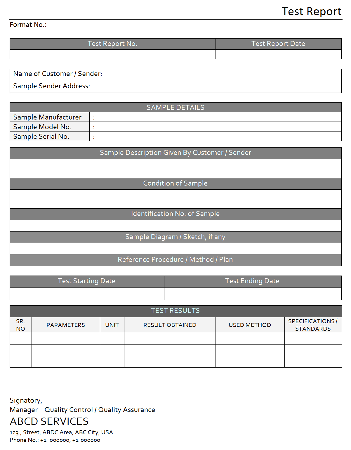 Test Report Template Excel ] – Templates Continuous Regarding Wppsi Iv Report Template