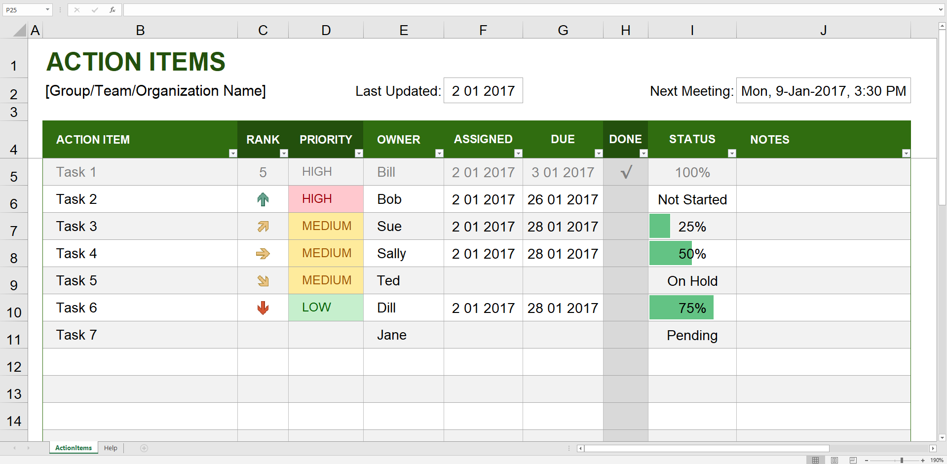 The 7 Best Project Management Templates For Excel (2019) Intended For Project Status Report Template Excel Download Filetype Xls