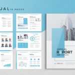 The Blue Annual Report Inside Summary Annual Report Template