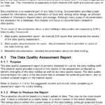 The Cihi Data Quality Framework – Pdf Free Download With Data Quality Assessment Report Template