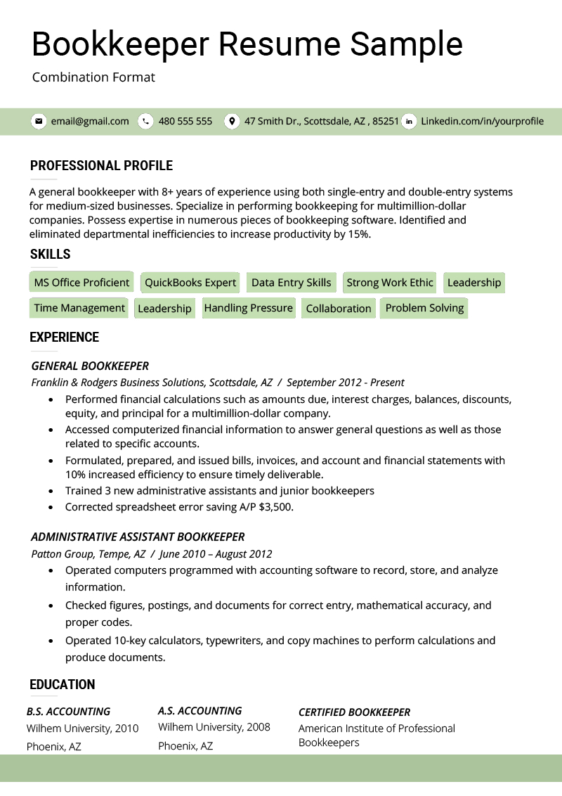 The Combination Resume: Examples, Templates, & Writing Guide Throughout Combination Resume Template Word